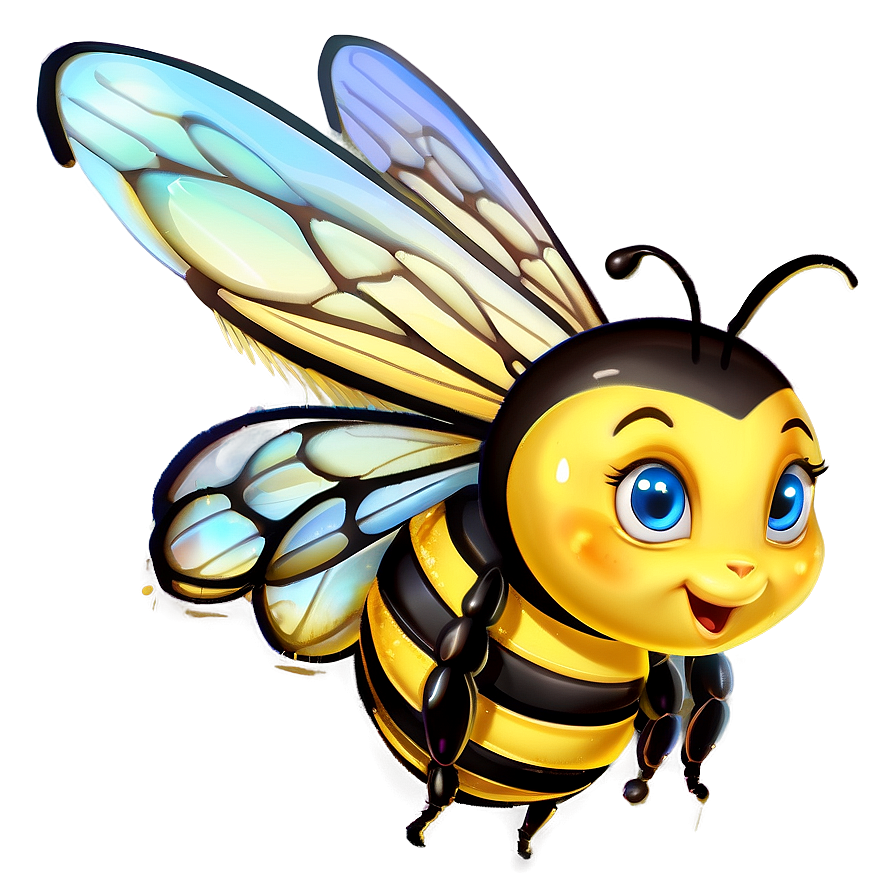 Cute Queen Bee Character Png 86 PNG Image