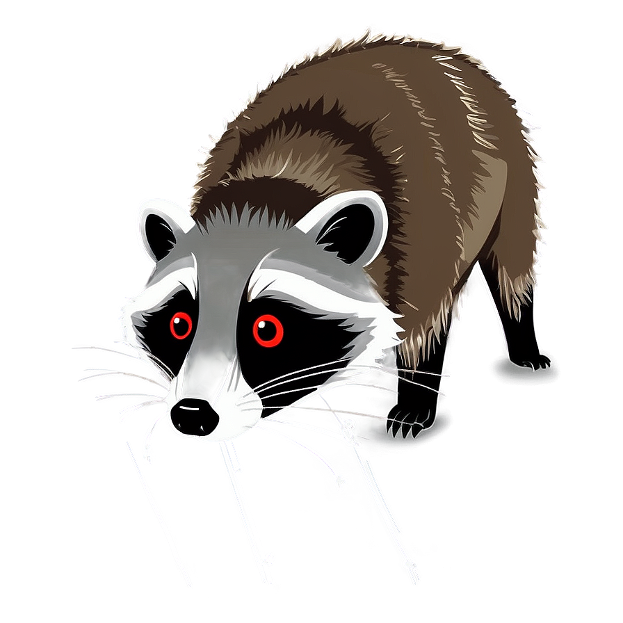 Cute Raccoon Illustration Png Ggm2