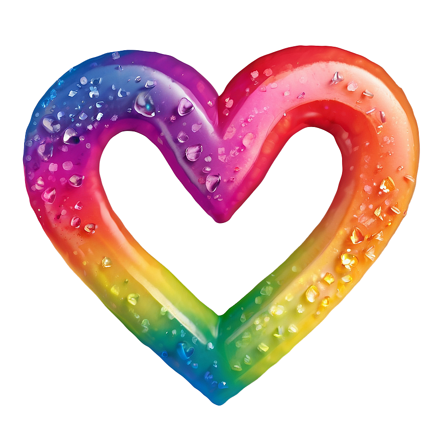 Cute Rainbow Heart Png Xto27