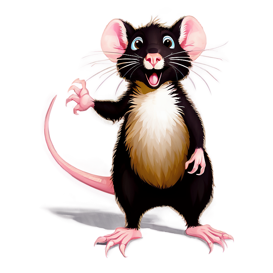 Cute Rat Cartoon Png Qpi