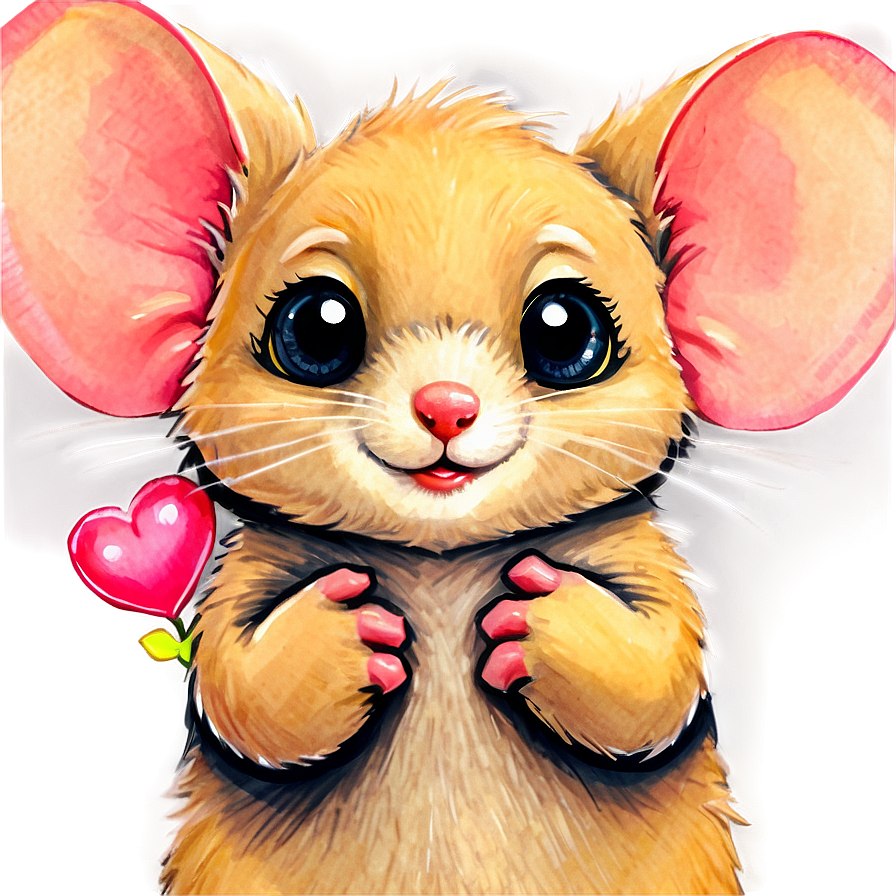 Cute Rat Friends Png Qti