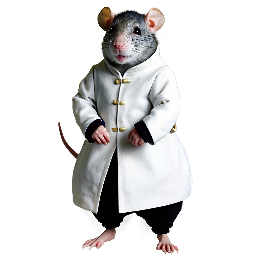 Cute Rat In Costume Png 72