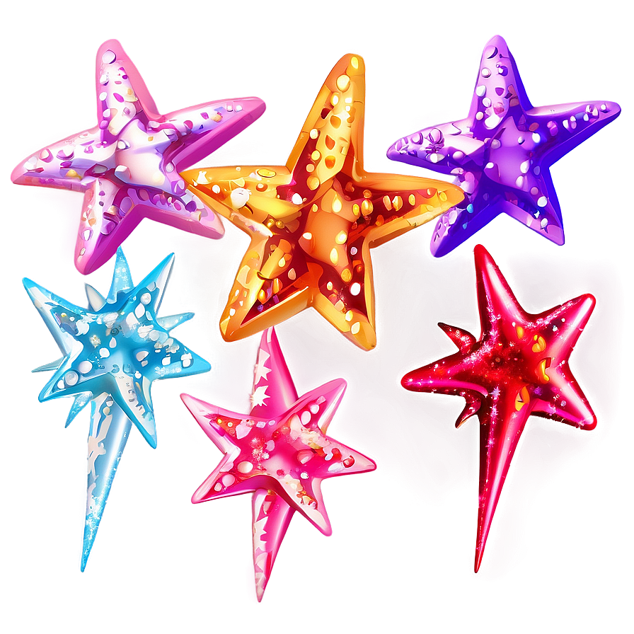 Cute Sparkle Stars Png Wcv