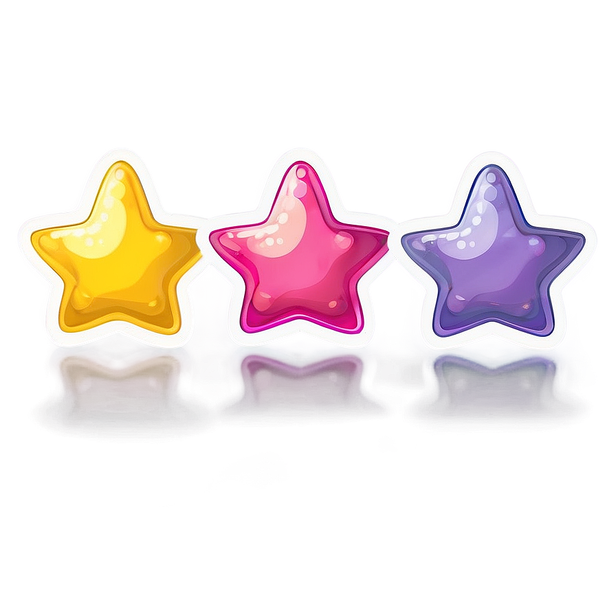 Cute Star Sticker Png 8