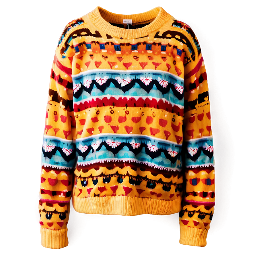 Cute Sweater Pattern Png 63