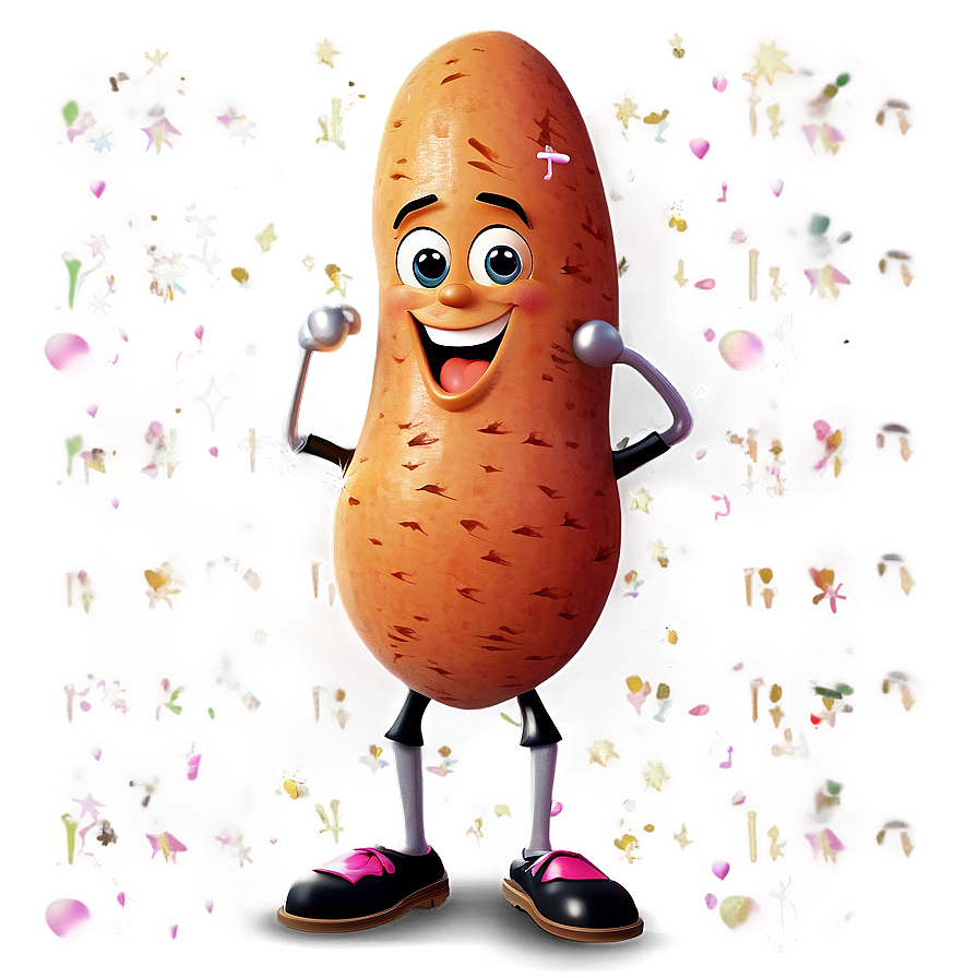 Cute Sweet Potato Character Png 06122024