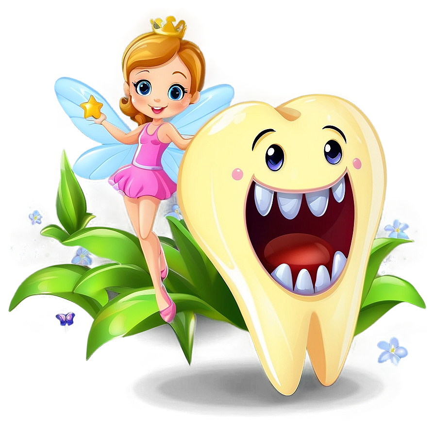 Cute Tooth Fairy Cartoon Png Vpi