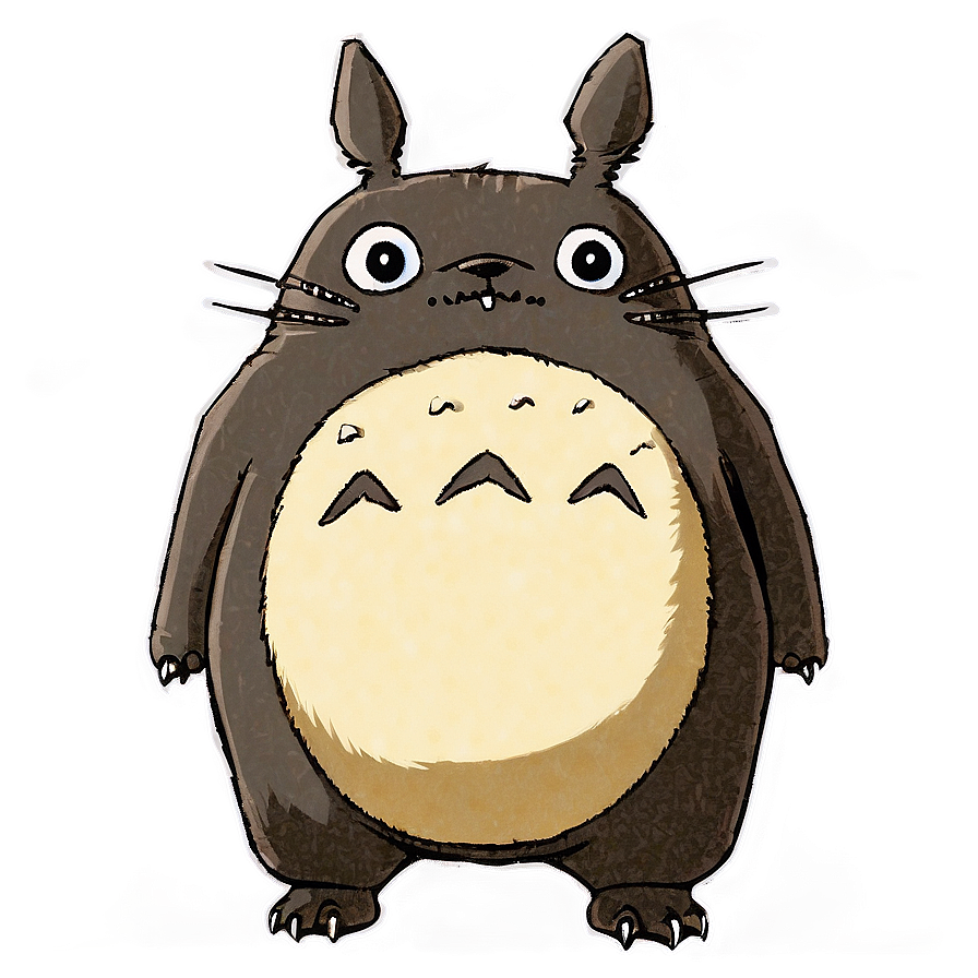 Cute Totoro Character Png 16