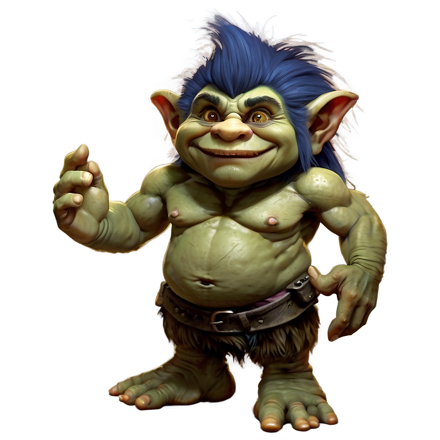 Cute Troll Figure Png 05232024