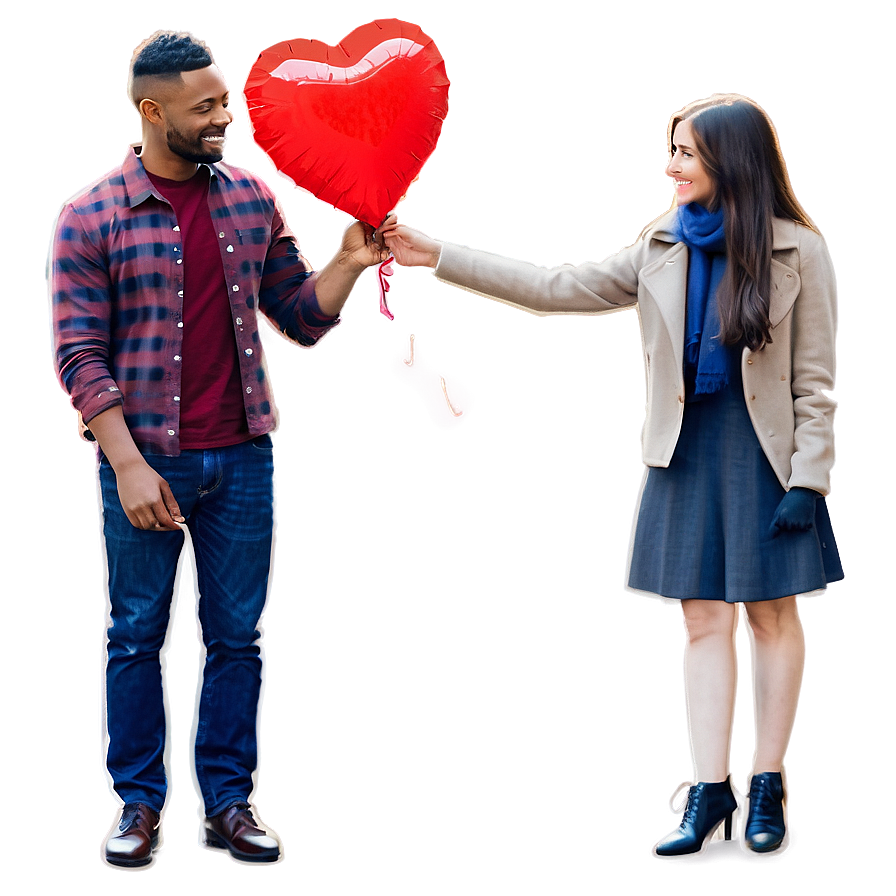 Cute Valentine's Day Couple Png 10