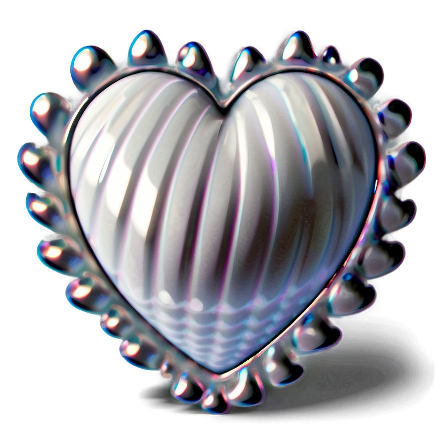 Cute White Hearts Png Rxk32