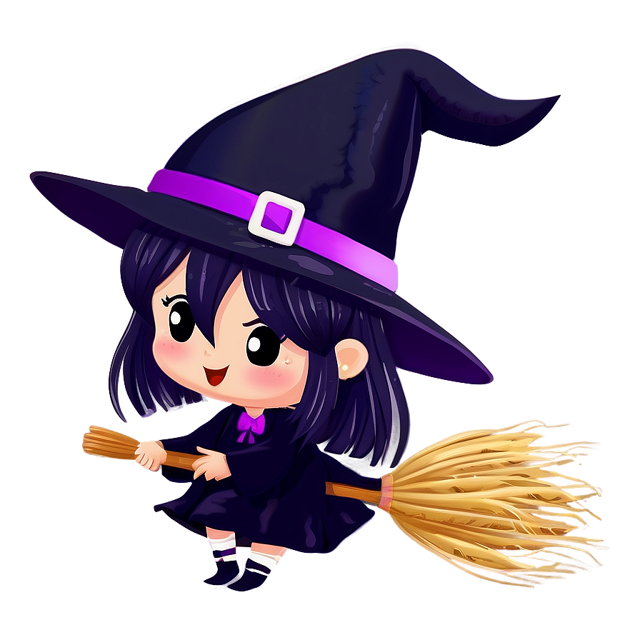 Cute Witch Illustration Png Ptt99