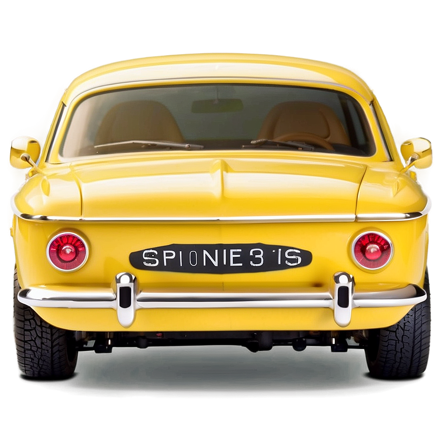 Cute Yellow Car Picture Png Lop