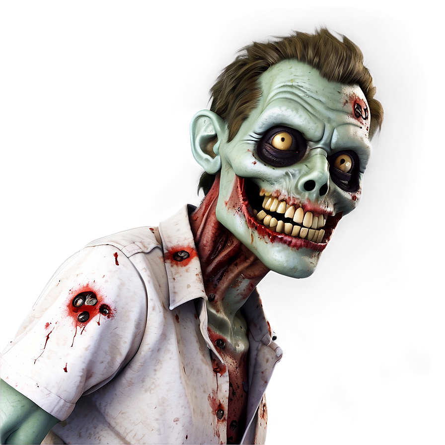 Cute Zombie Mascot Png 05032024