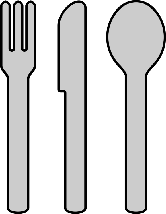 Cutlery Outline Fork Spoon Knife