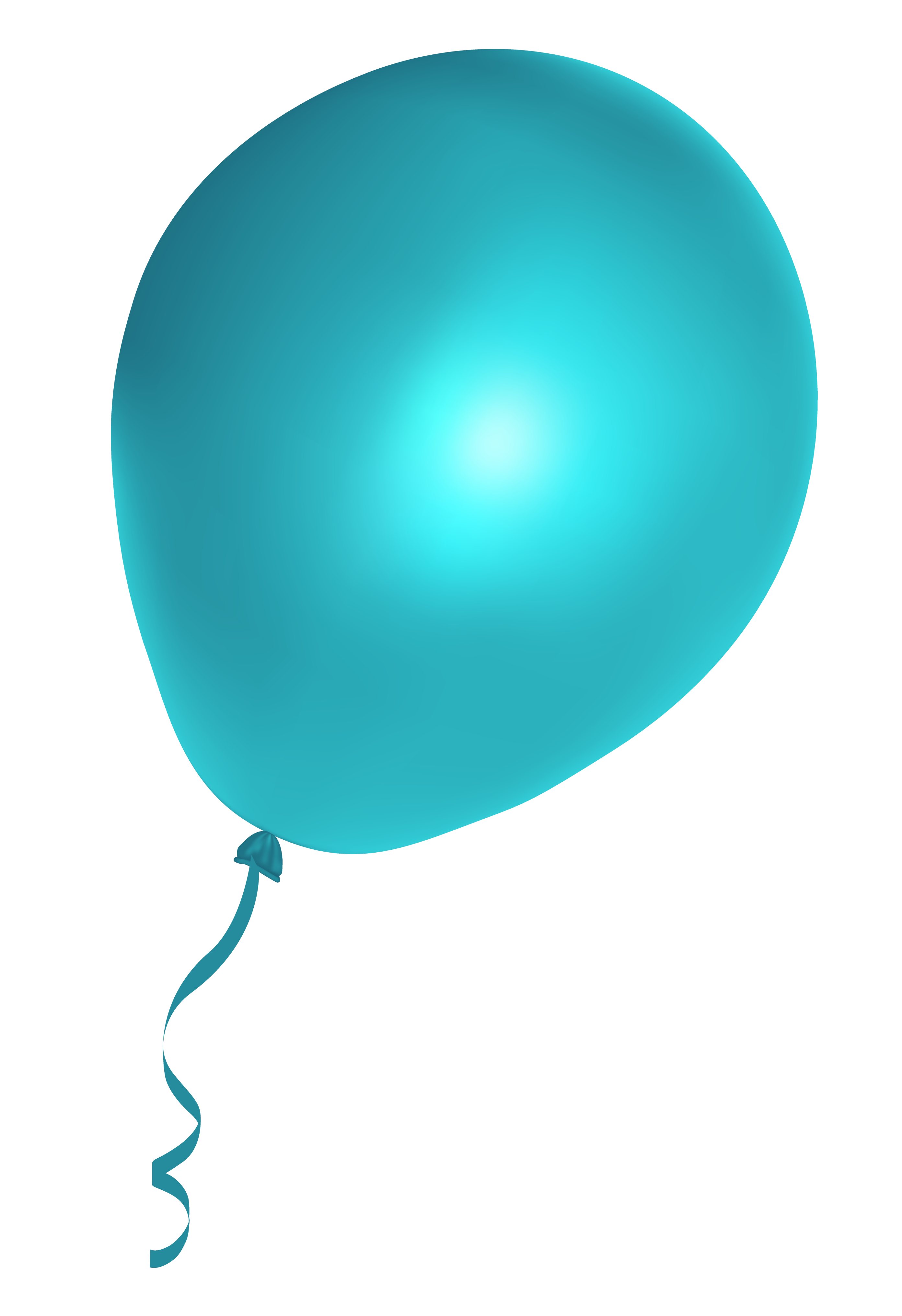 Cyan Balloon Single Float