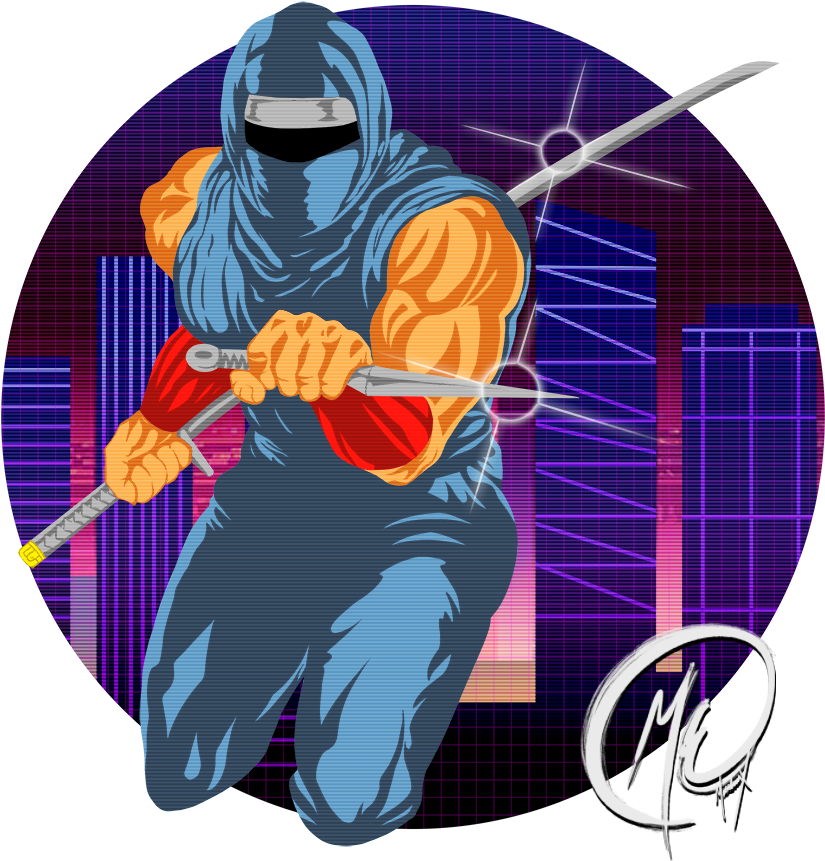 Cyber Ninja Warrior Artwork