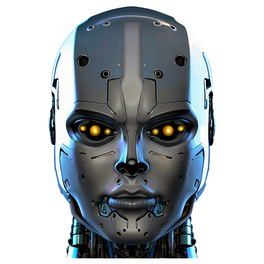 Cyber Robot Head Png Swi