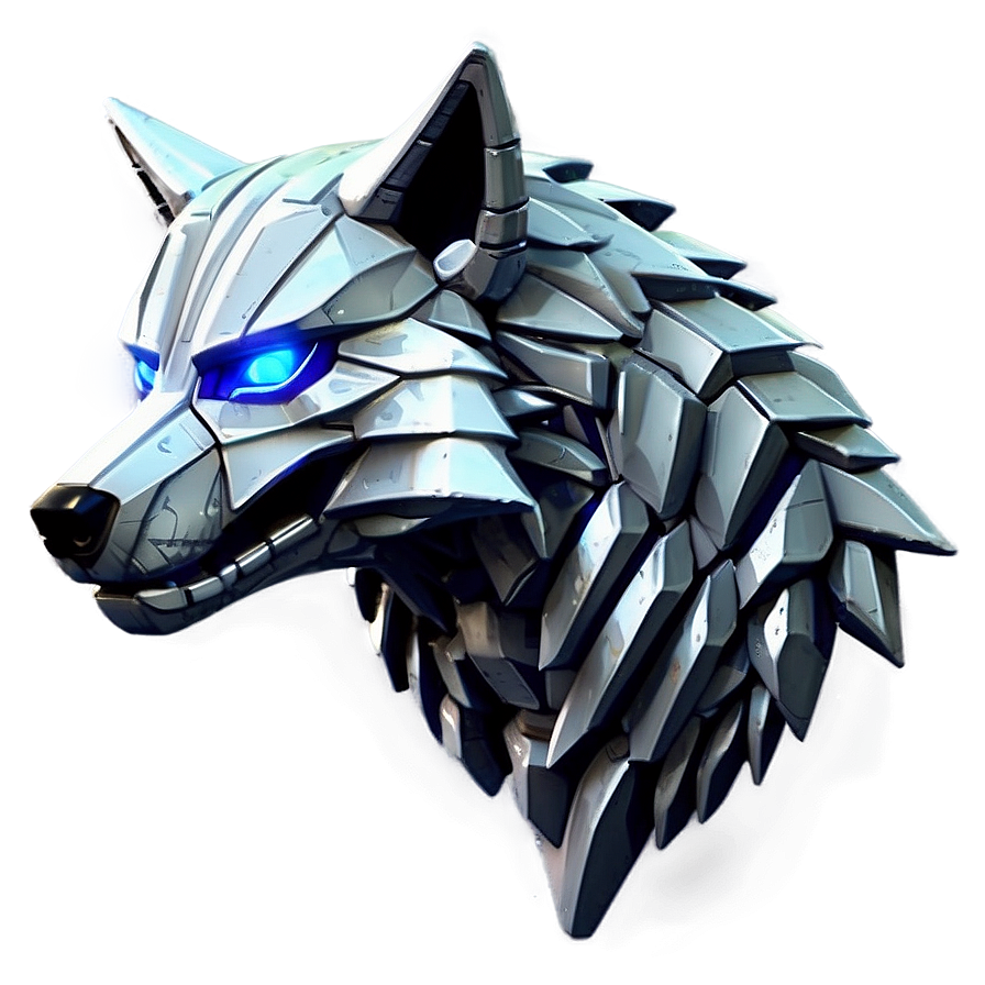 Cyber Wolf Head Virtual Reality Png Qwv30