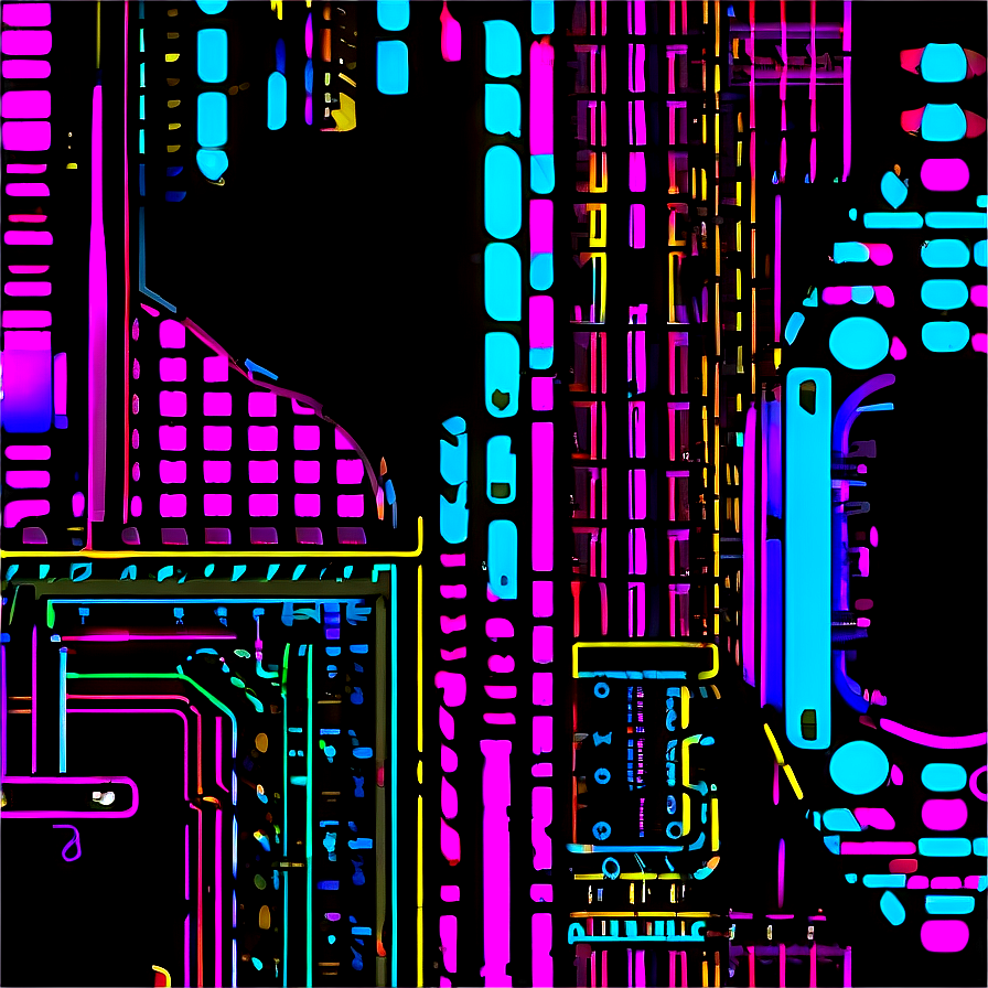 Cyberpunk Pattern Design Png 14