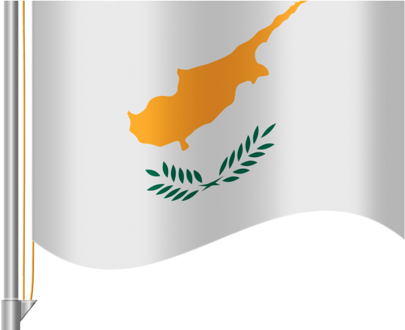 Cyprus Flag Waving