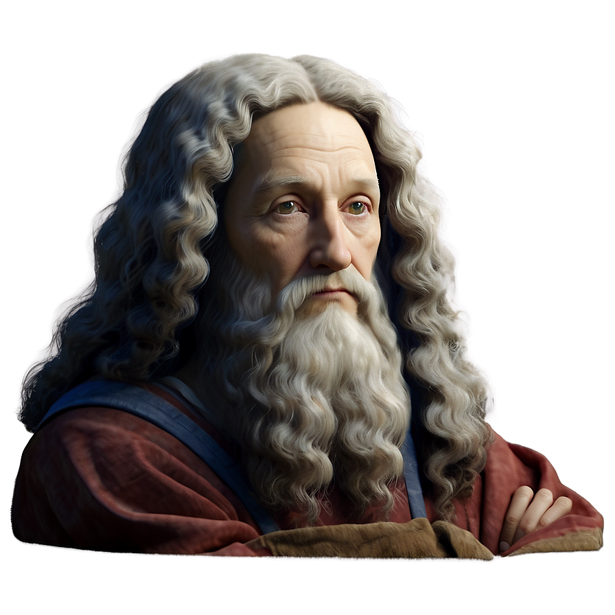 Da Vinci Renaissance Genius Png Nrf97