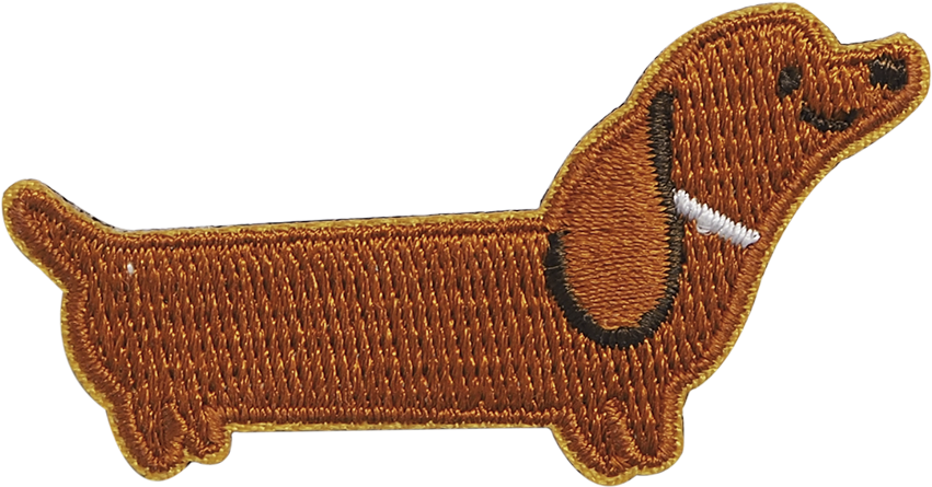 Dachshund Embroidered Patch