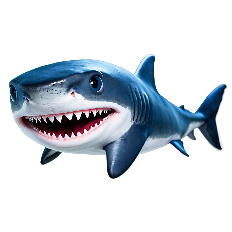 Daddy Shark Cheerful Png Icp