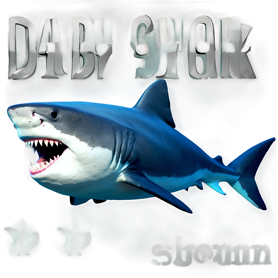 Daddy Shark Cool Png Mic