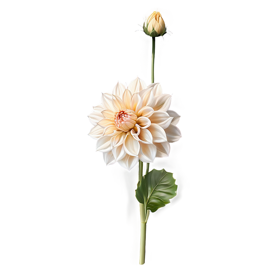 Dahlia Flower Sketch Png Yli