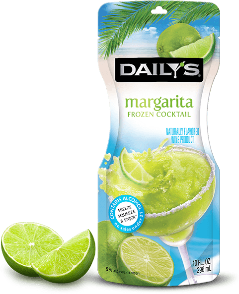 Dailys Frozen Margarita Cocktail Pouch