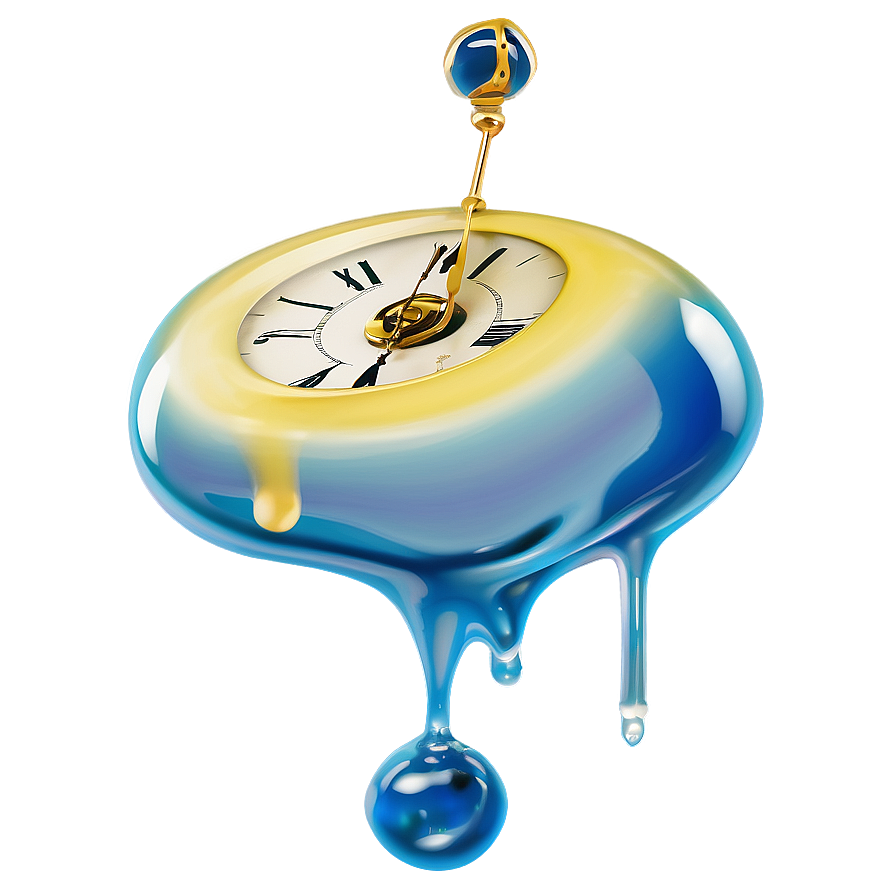 Dali Inspired Melting Clock Png Kgk