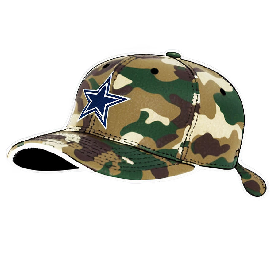 Dallas Cowboys Camo Hat Png 06292024