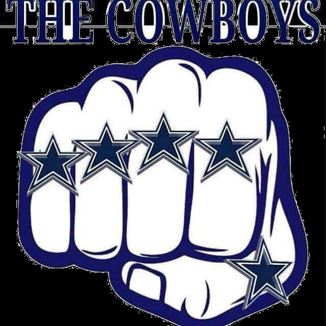 Dallas Cowboys Fist With Stars Logo