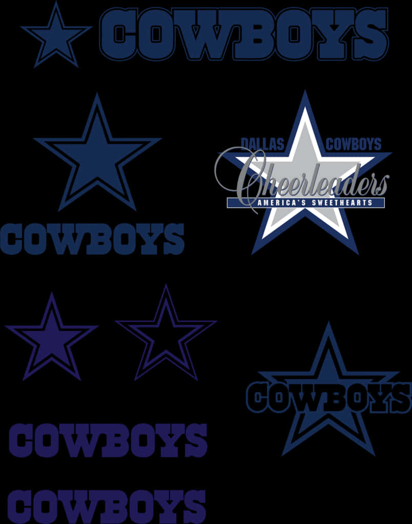 Dallas Cowboys Logos Compilation