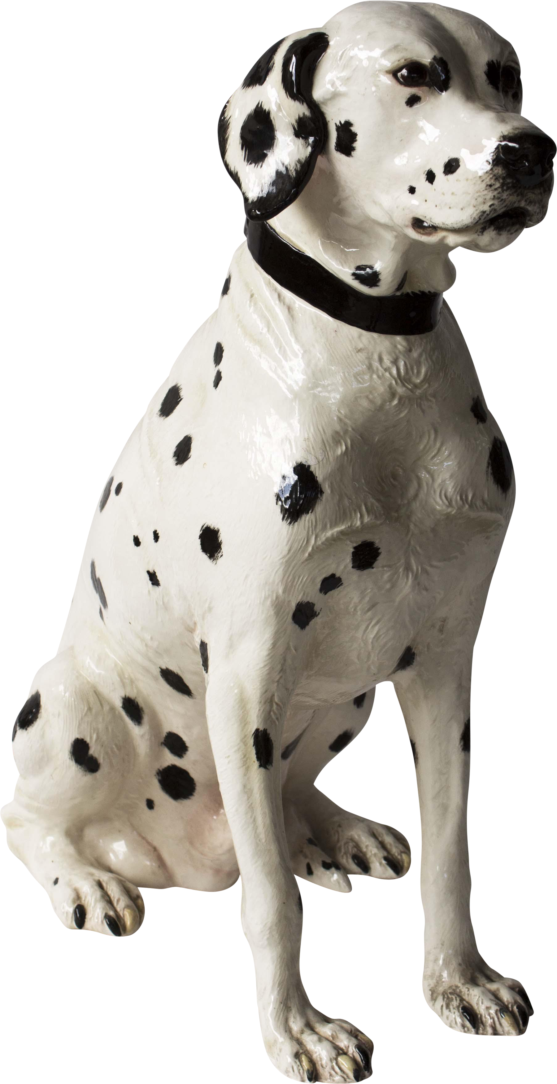 Dalmatian Dog Figurine Sitting Pose