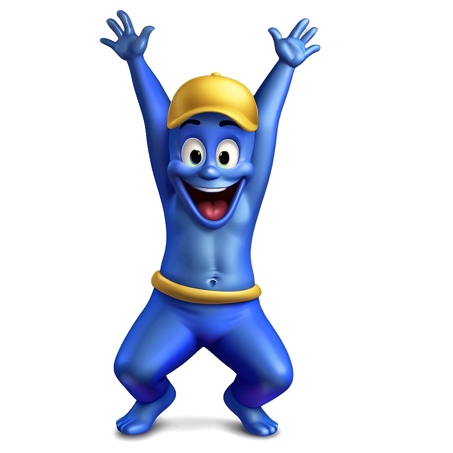 Dancing Blue Emoji Png 05252024