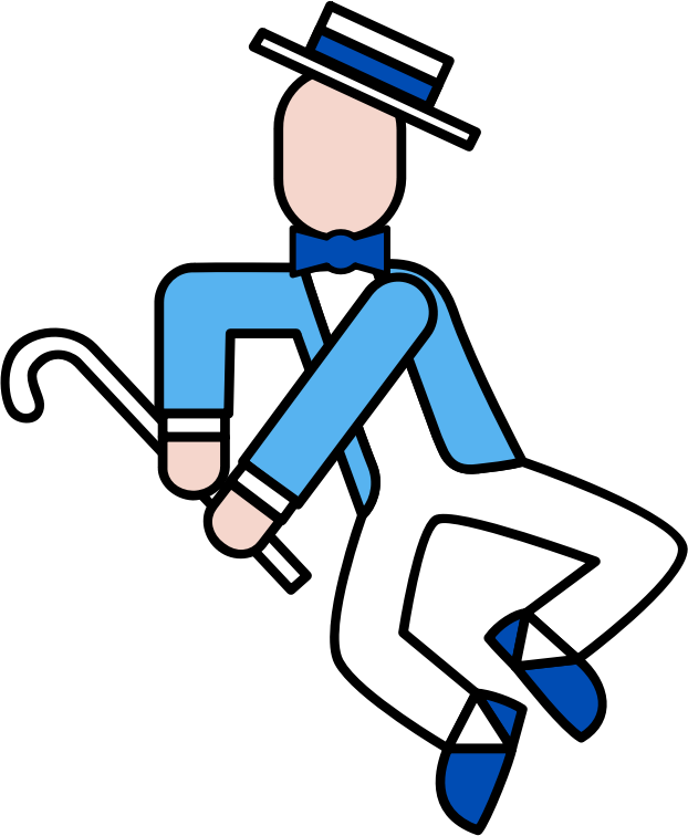 Dancing Gentleman Icon