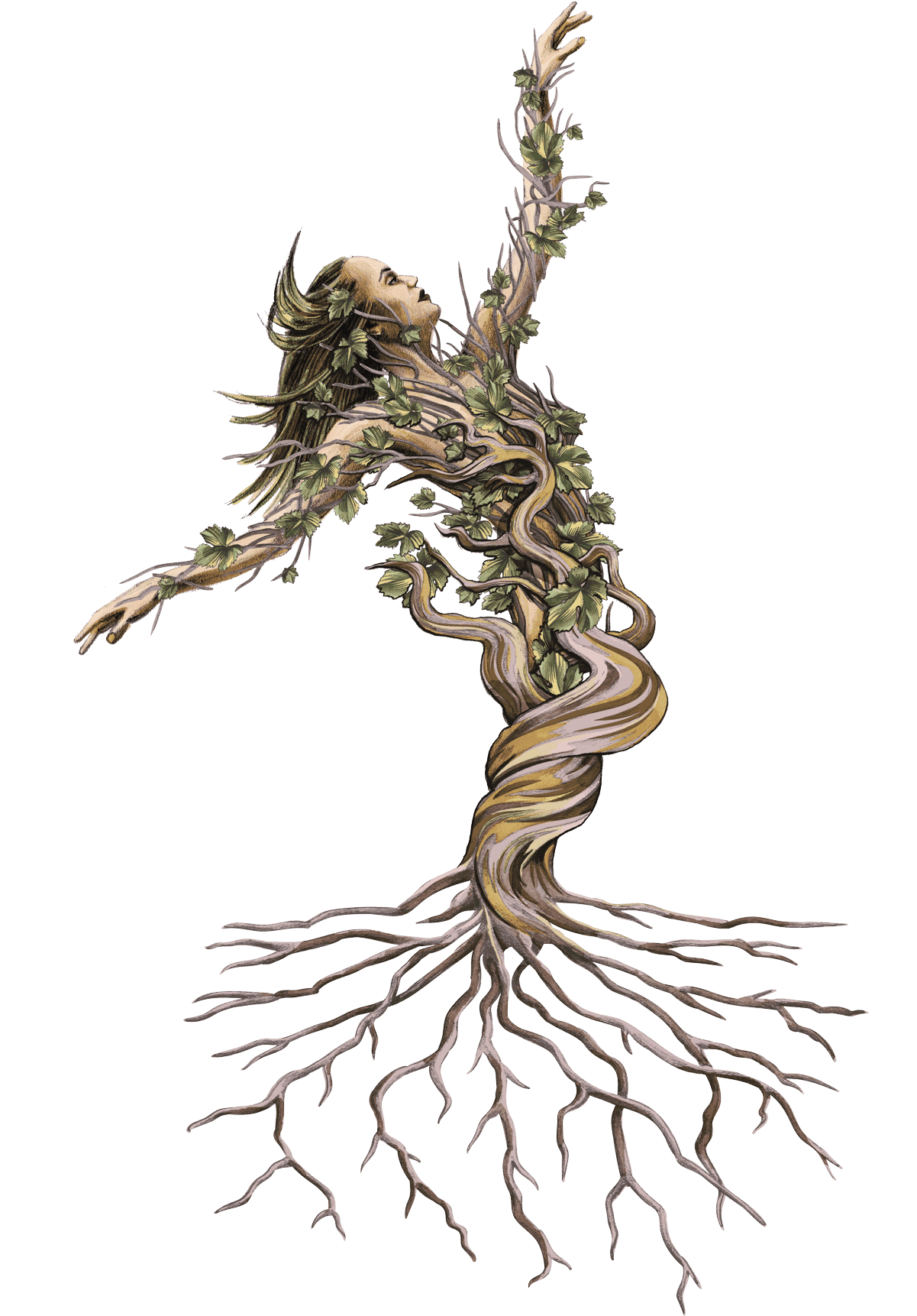 Dancing Vine Woman Artwork