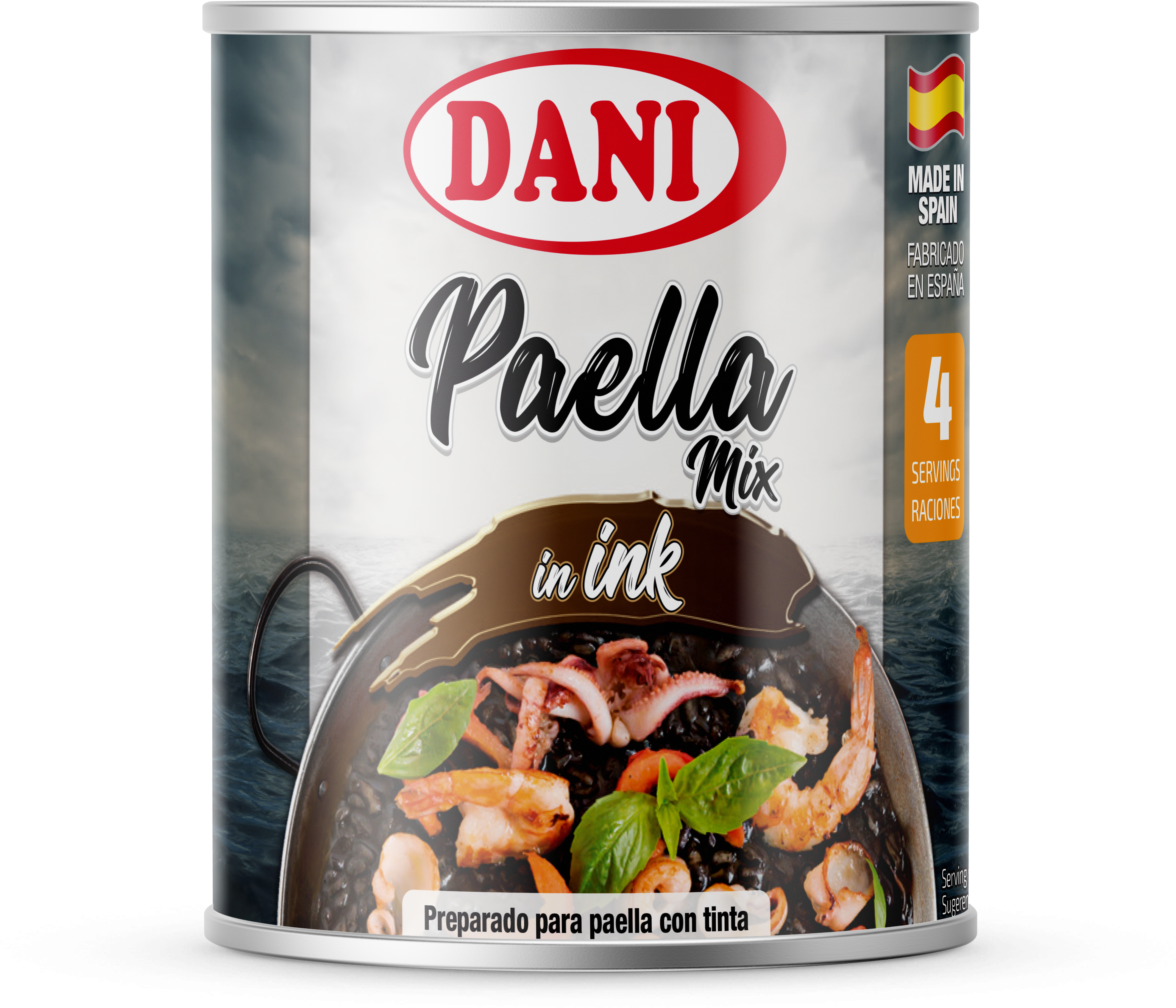 Dani Paella Mixin Ink Packaging