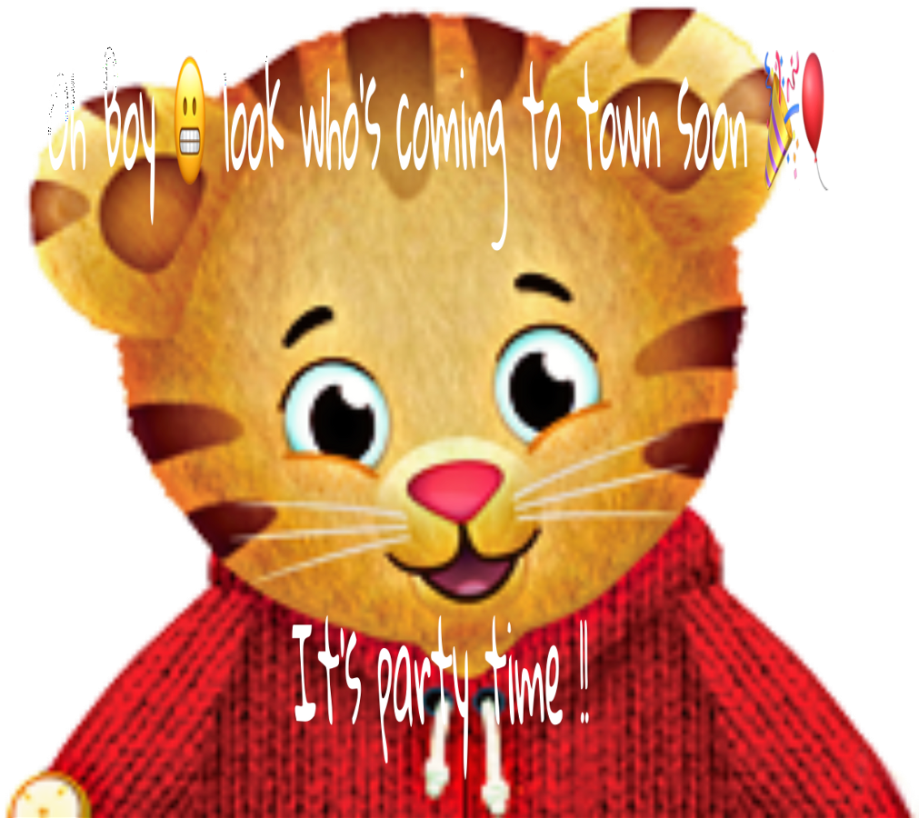 Daniel Tiger Party Announcement