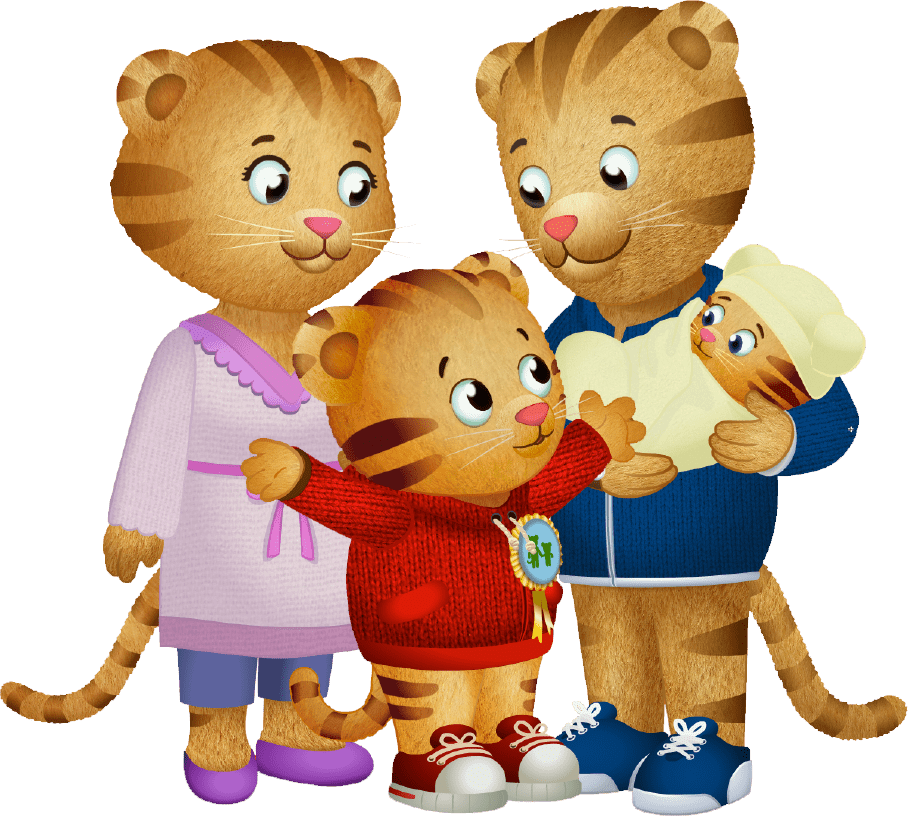 Daniel Tigerand Family Illustration