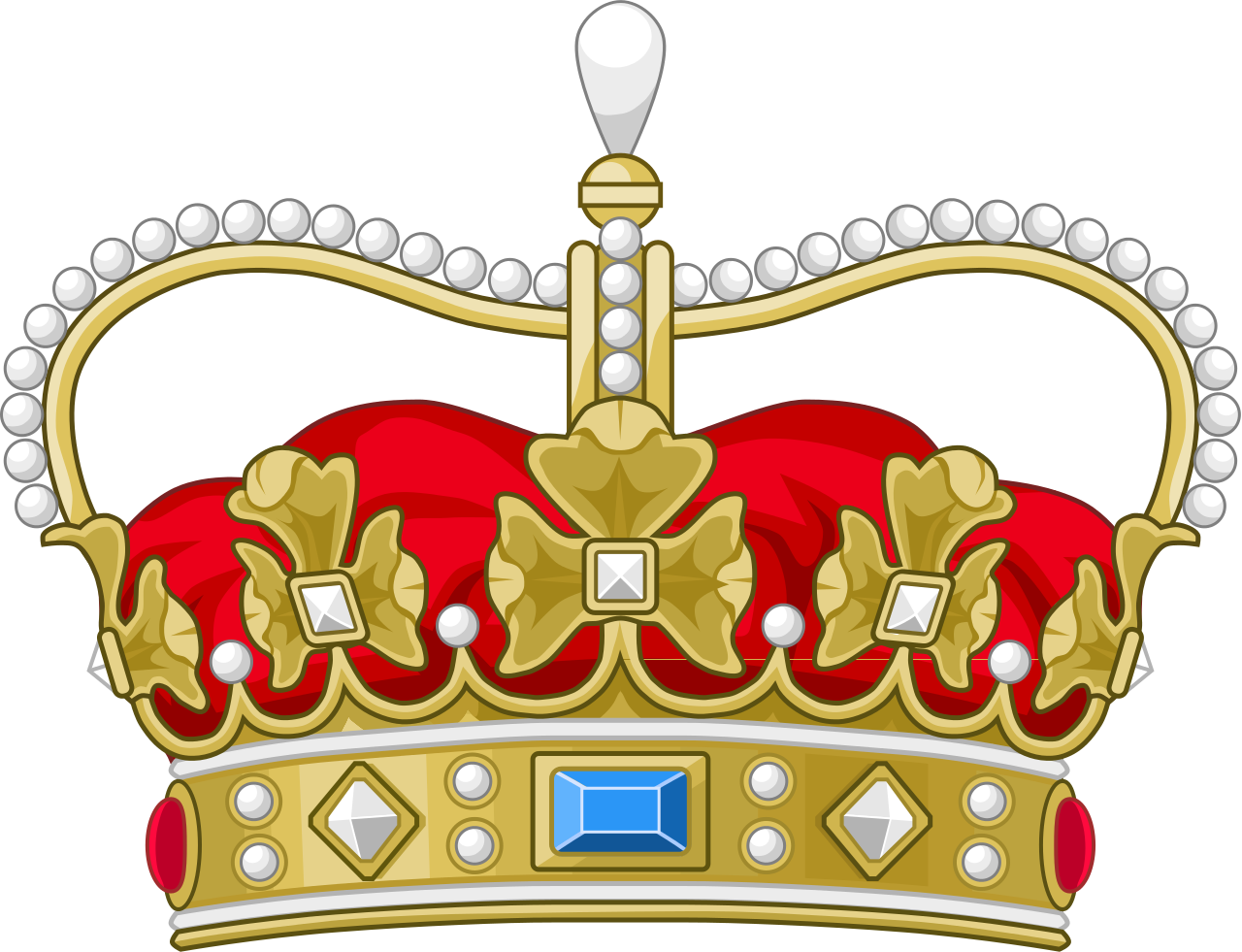 Danish Royal Crown Illustration