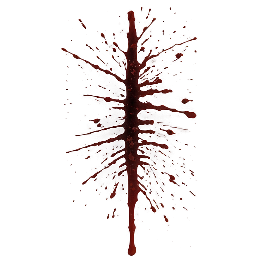 Dark Blood Spatter Png 13