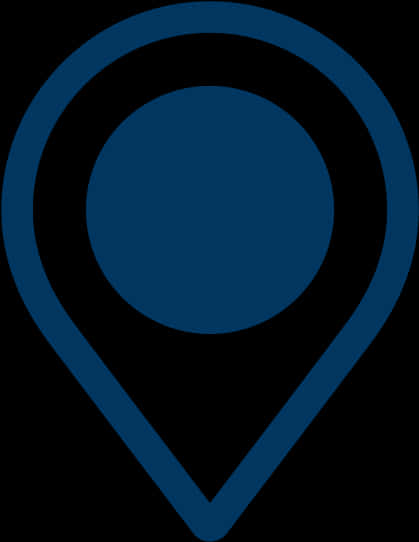 Dark Blue Location Icon