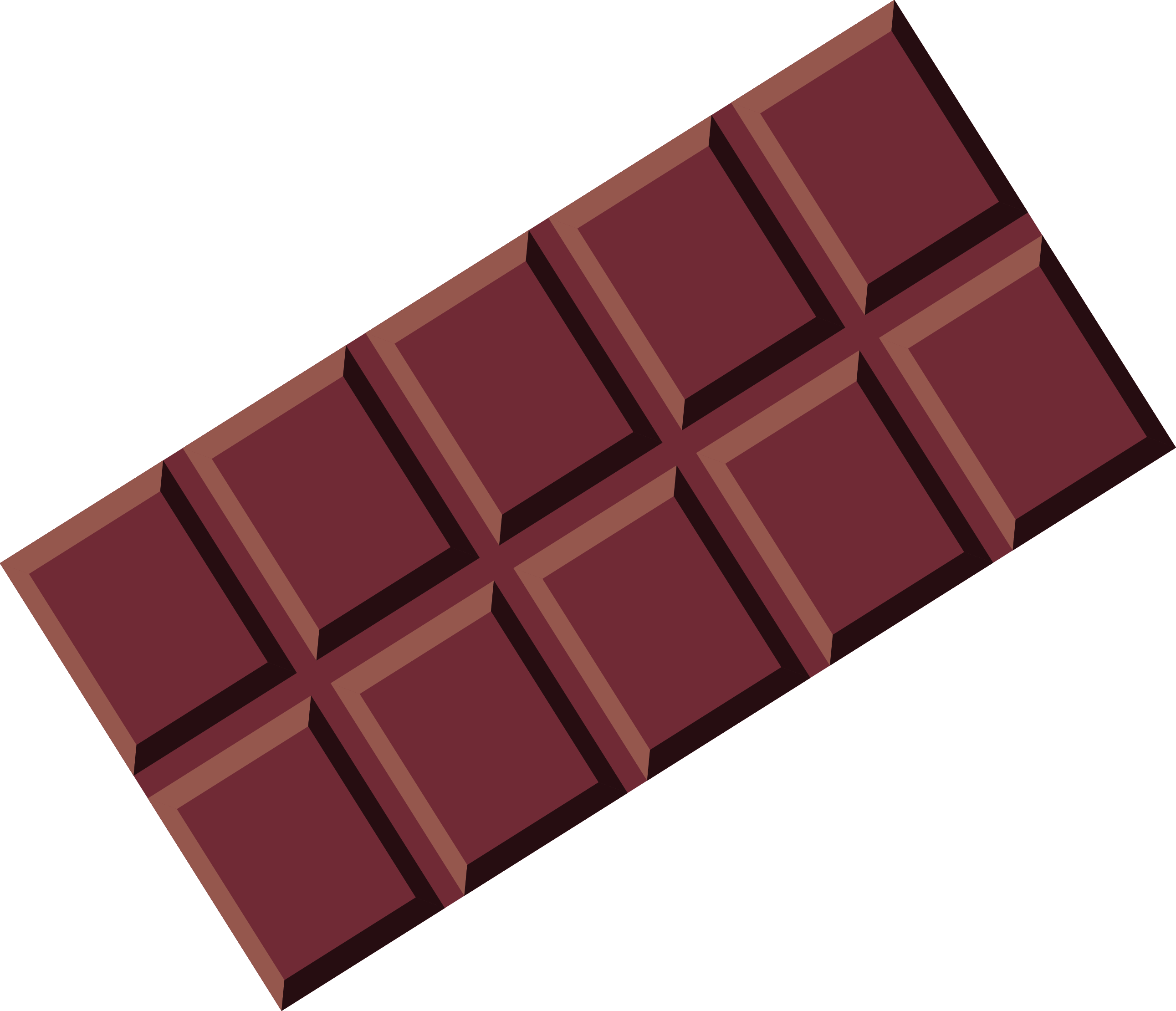 Dark Chocolate Bar Isolated