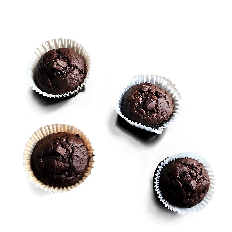 Dark Chocolate Muffin Png Reh83