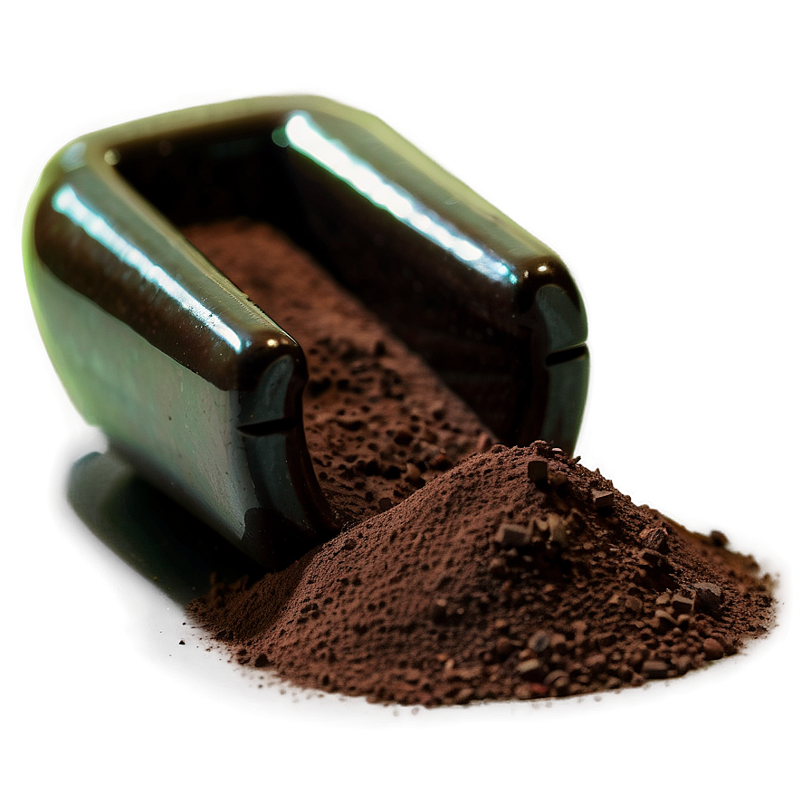 Dark Cocoa Powder Png Kes