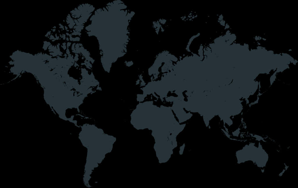 Dark Continent World Map
