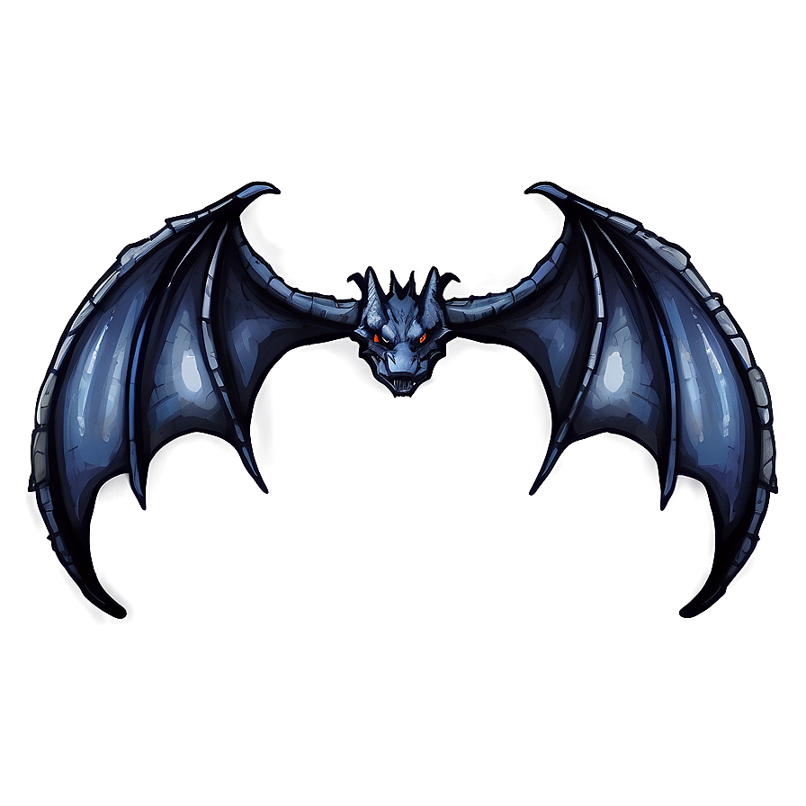 Dark Dragon Wings Drawing Png 19